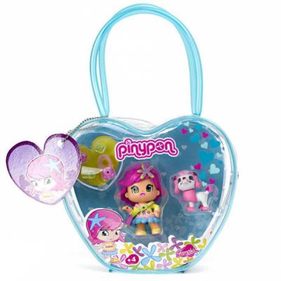 Игровой набор Pinypon Сумочка с куклой и пуделем (700007515-1)