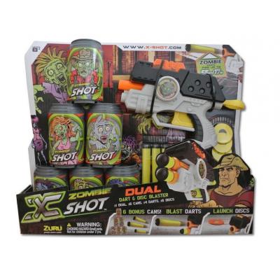 Игрушечное оружие Zuru X-Shot Бластер Dual Зомби (1163)
