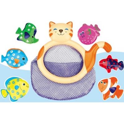 Игрушка для ванной K's Kids Сачок "Кошка Ми-Ми с рыбками" (10421)