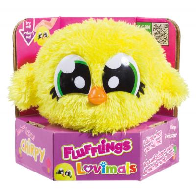 Интерактивная игрушка Flufflings Лохматик Веселый цыпленок (28146)