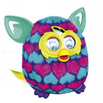 Интерактивная игрушка Furby Boom Теплая волна, розово-бирюзовые сердечки (A4342-8)