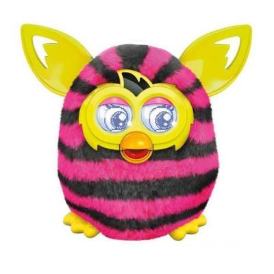 Интерактивная игрушка Furby Boom Теплая волна, розово-черная полоска (A4342-7)