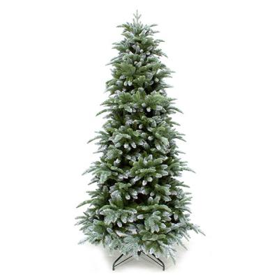 Искусственная елка Triumph Tree Deluxe Slim Abies Nordmann зеленая с инеем 1,85 м (8712799279667)