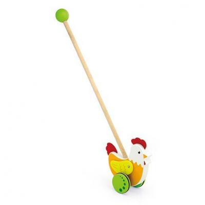 Каталка Viga Toys Курочка (50964)