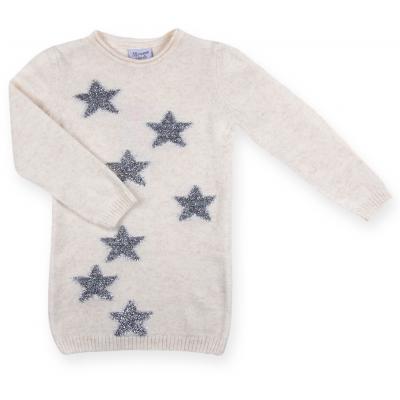 Кофта Breeze джемпер кремовий со звездочками (T-104-92G-cream)