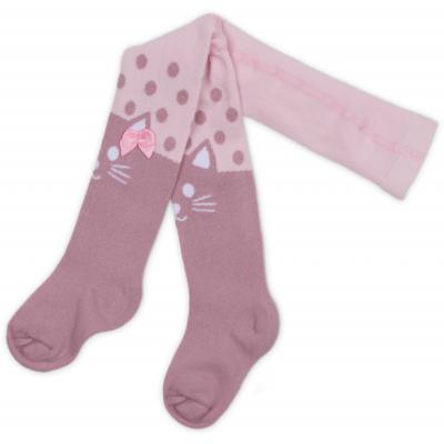 Колготки UCS SOCKS для девочек праздничные с бантиком розовые (M0C0302-0899-0-3m/G-pink)