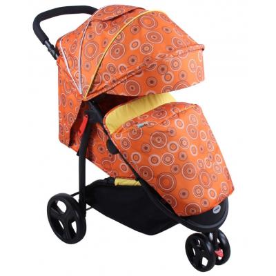 Коляска BabyHit Trinity Orange circles (14140)