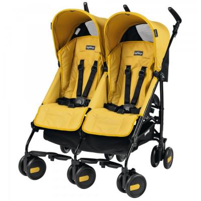 Коляска Peg-Perego Pliko Mini Twin Classico Mod Yellow (IP04280035EB45RO01)