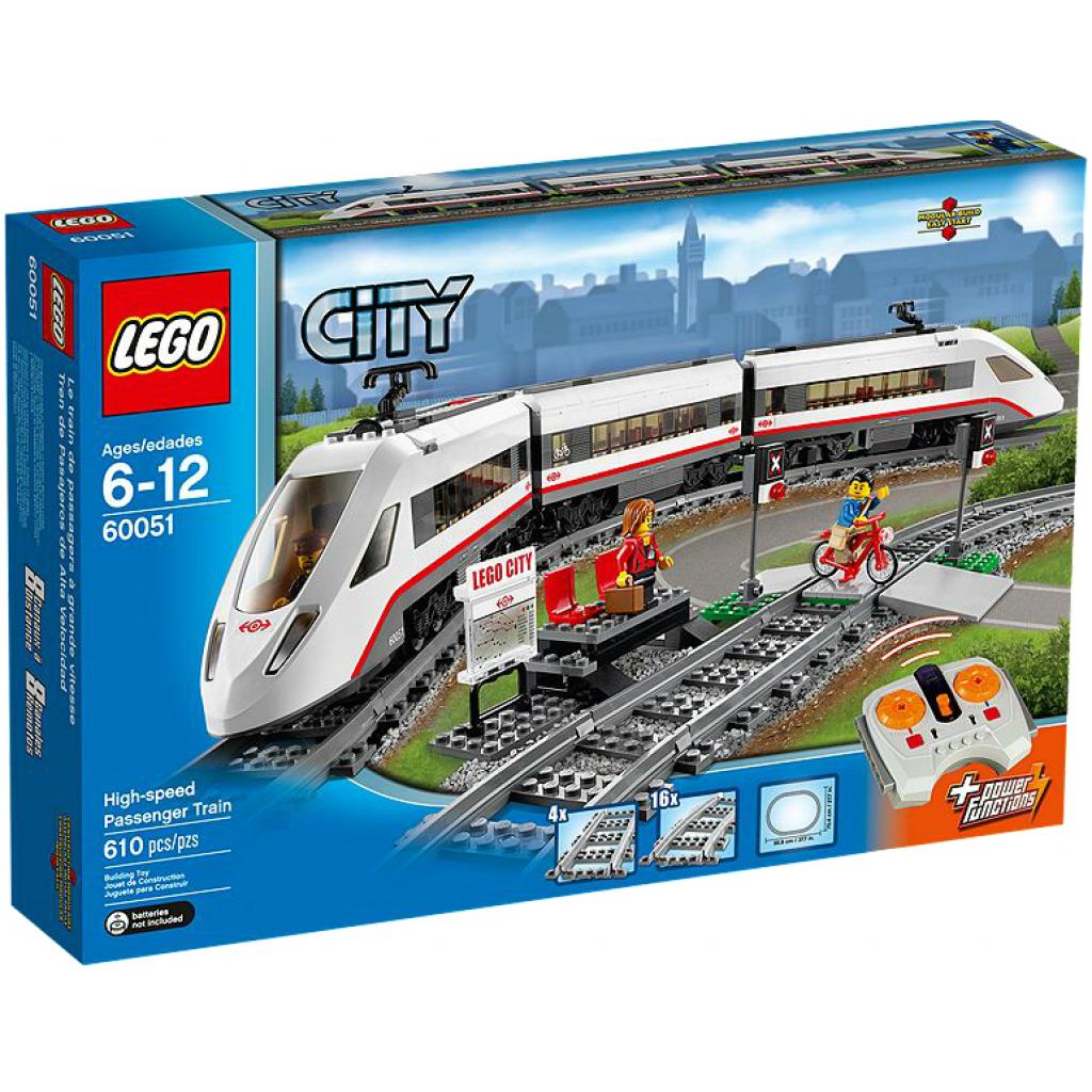 Конструктор LEGO City Скоростной пассажирский поезд (60051)