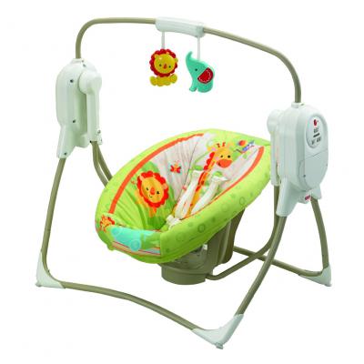 Кресло-качалка Fisher-Price Джунгли Умное качание (BFH05)