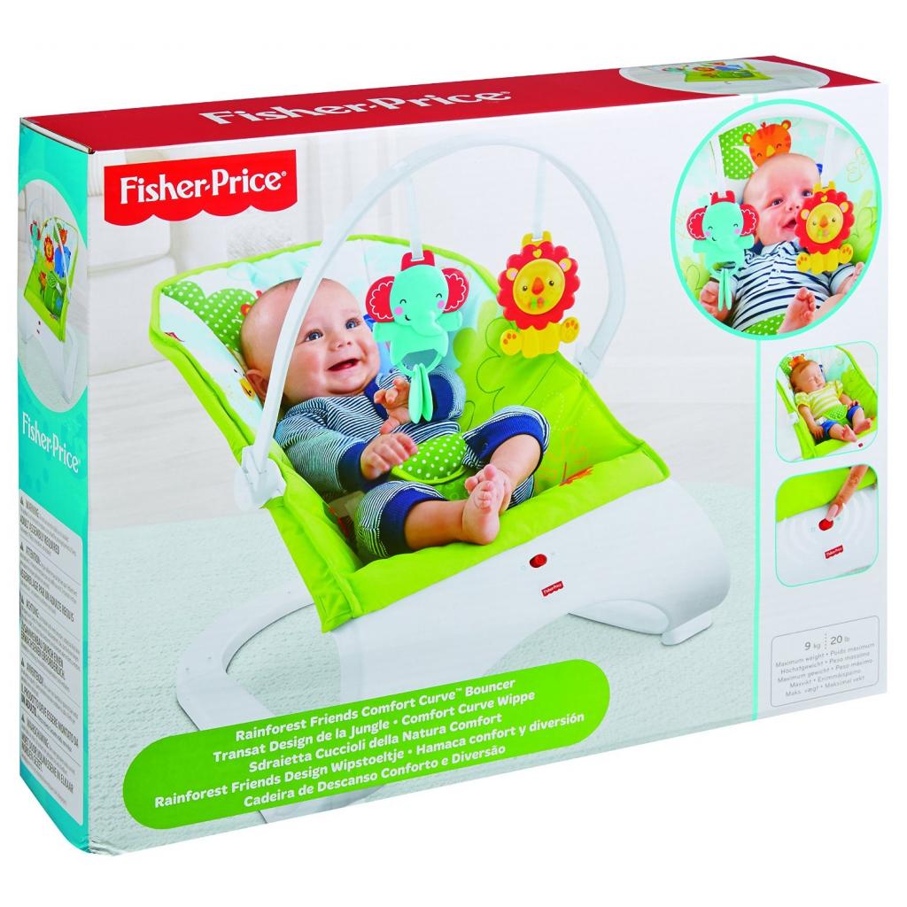 Кресло-качалка Fisher-Price Тропические друзья (CJJ79)