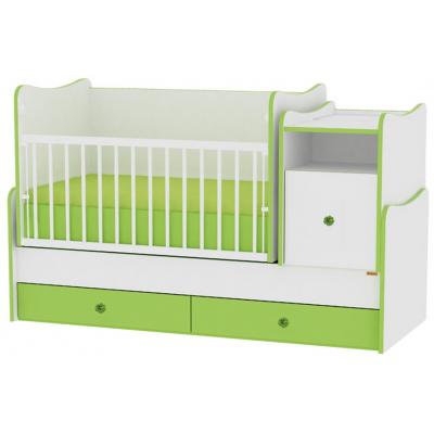 Кроватка Bertoni/Lorelli Trend Plus New White/Green (18229)