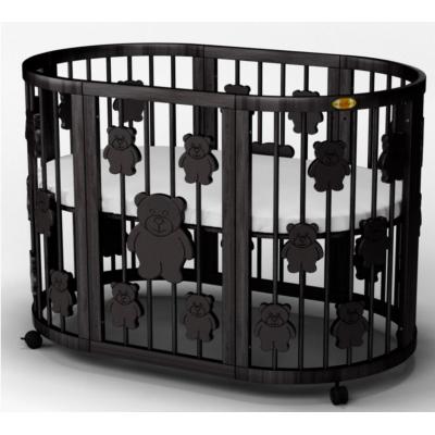 Кроватка Ingvart SMART BED ROUND с мишками венге (1361401)