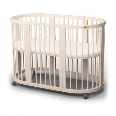 Кроватка Ingvart SMART BED ROUND сл. кость (1721015)