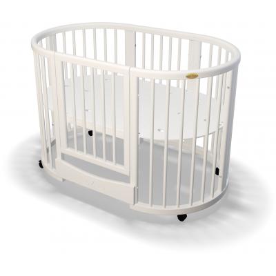 Кроватка Ingvart Smartbed Plus Round молочный (4739001)