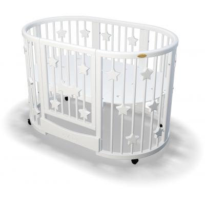 Кроватка Ingvart Smartbed Plus со звездами белый (4359003)