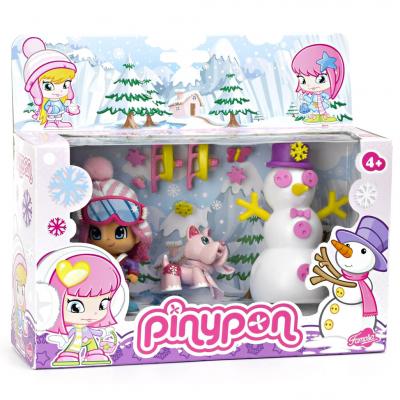 Кукла Pinypon в зимней одежде с собакой (700010265-1)