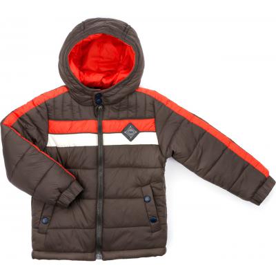 Куртка Verscon с оранжевой полосой (2663-110B-brown)