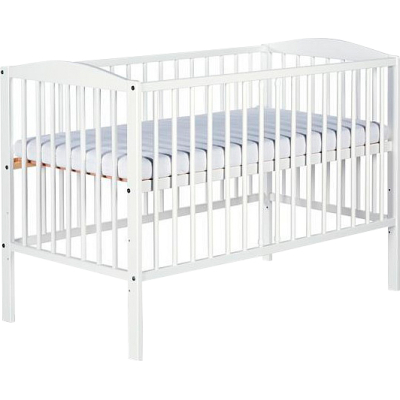 Ліжечко Klups Henry 120 х 60 см Біле (HENRY3)