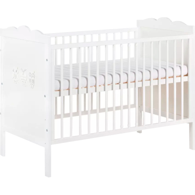 Ліжечко Klups Marsell 120 х 60 см Біле (MARSELL3)