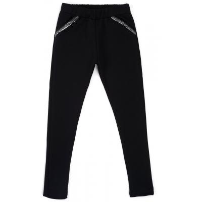 Лосины Breeze с декоративными молниями (9956-164G-black)