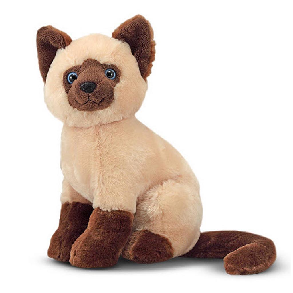 Мягкая игрушка Melissa&Doug Сиамский котенок, 24 см (MD7526)