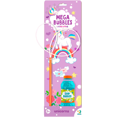 Мыльные пузыри DoDo Mega Bubbles Единорожки 450 мл (300244)