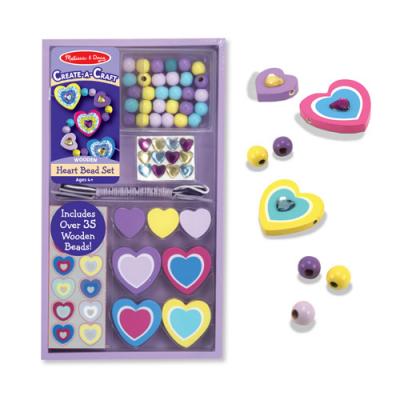 Набор для творчества Melissa&Doug бусинки "Сердечки" (MD4177)
