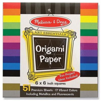 Набор для творчества Melissa&Doug Цветная бумага для оригами, 15,3х15,3 см (MD14129)