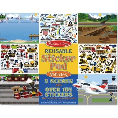 Набор для творчества Melissa&Doug многоразовые наклейки "Транспорт" (MD4199)