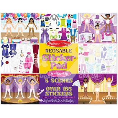 Набор для творчества Melissa&Doug Многоразовые виниловые стикера "Мода" (MD14198)