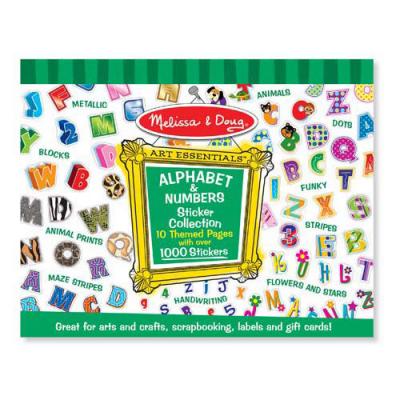 Набор для творчества Melissa&Doug стикеры "Алфавит и арифметика" (MD14191)