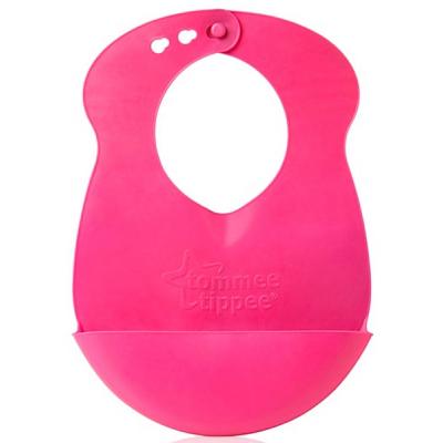 Нагрудничек Tommee Tippee Roll n Go розовый (46351491-1)
