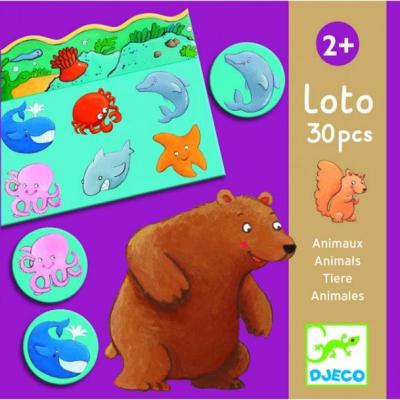 Настольная игра Djeco лото Животные (DJ08120)