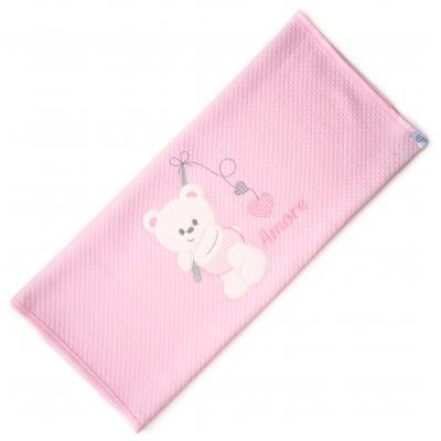 Одеяло Breeze с мишкой (64291-pink)