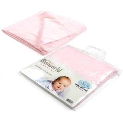 Одеяло Miniworld велюровый (13234-pink)