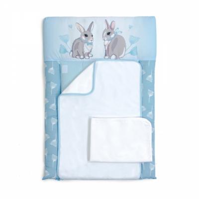 Пеленальный матрасик Верес Summer Bunny blue (50*70) (426.5)