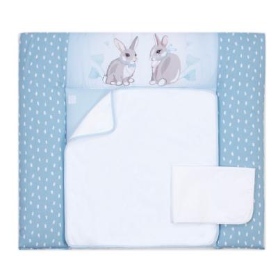 Пеленальный матрасик Верес Summer Bunny blue (72*80) (426.6)