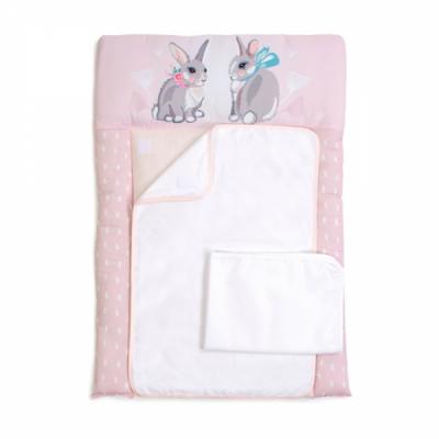 Пеленальный матрасик Верес Summer Bunny pink (50*70) (426.3)