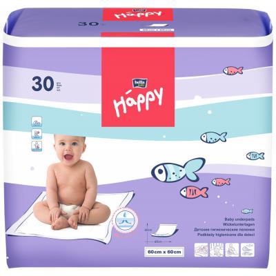 Пеленки для младенцев Bella Baby Happy 60x60 см 30 шт (5900516601676)