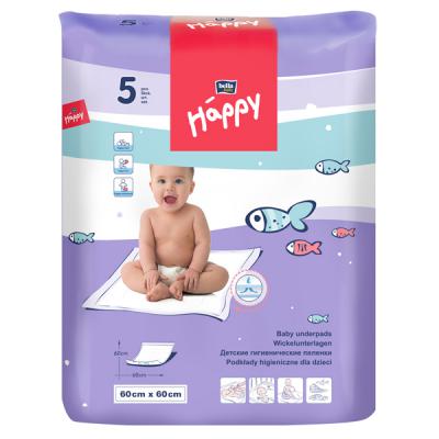 Пеленки для младенцев Bella Baby Happy 60x60 см 5 шт (5900516601652)