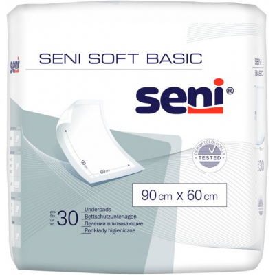 Пелюшки для малюків Seni Soft Basic 90х60 см 30 шт (5900516692315)
