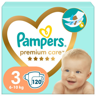 Підгузки Pampers Premium Care Midi Розмір 3 (6-10кг), 120 (4015400465461)
