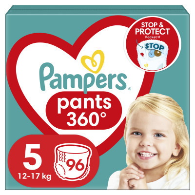 Підгузки Pampers трусики Pants Junior Розмір 5 (12-17 кг) 96 шт (8006540069509)