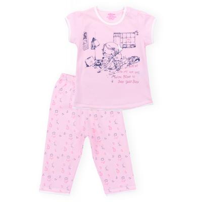 Пижама Aziz с девочкой и котиками (9136-1,5G-pink)