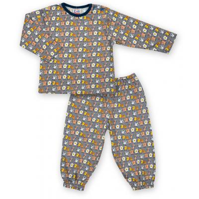 Пижама Breeze с рисунком к завтраку (1145-80B-gray)