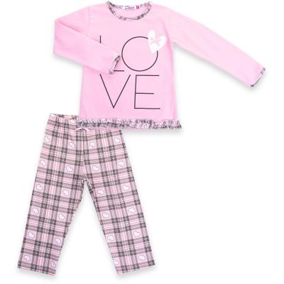 Пижама Matilda с сердечками "Love" (7585-92G-pink)