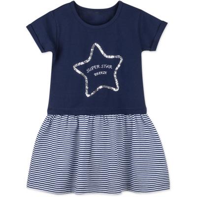 Платье Breeze со звездой из пайеток (8745-104B-blue)