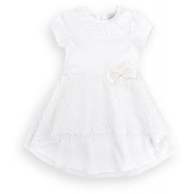Плаття дитяче Breeze с гипюровой фигурной юбкой (8302-98G-beige)