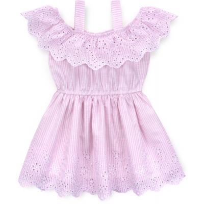 Плаття дитяче Bushra з вишивкою (201034-98G-pink)